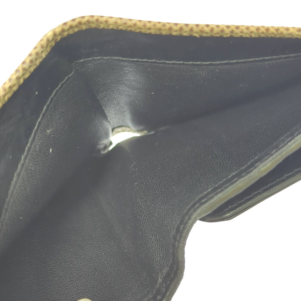 Gucci Python Leather Logo Plate Bifold Wallet Min… - image 7